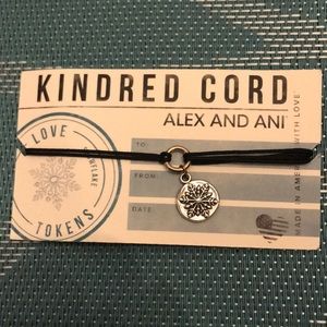 Alex and Ani Kindred Cord- Snowflake